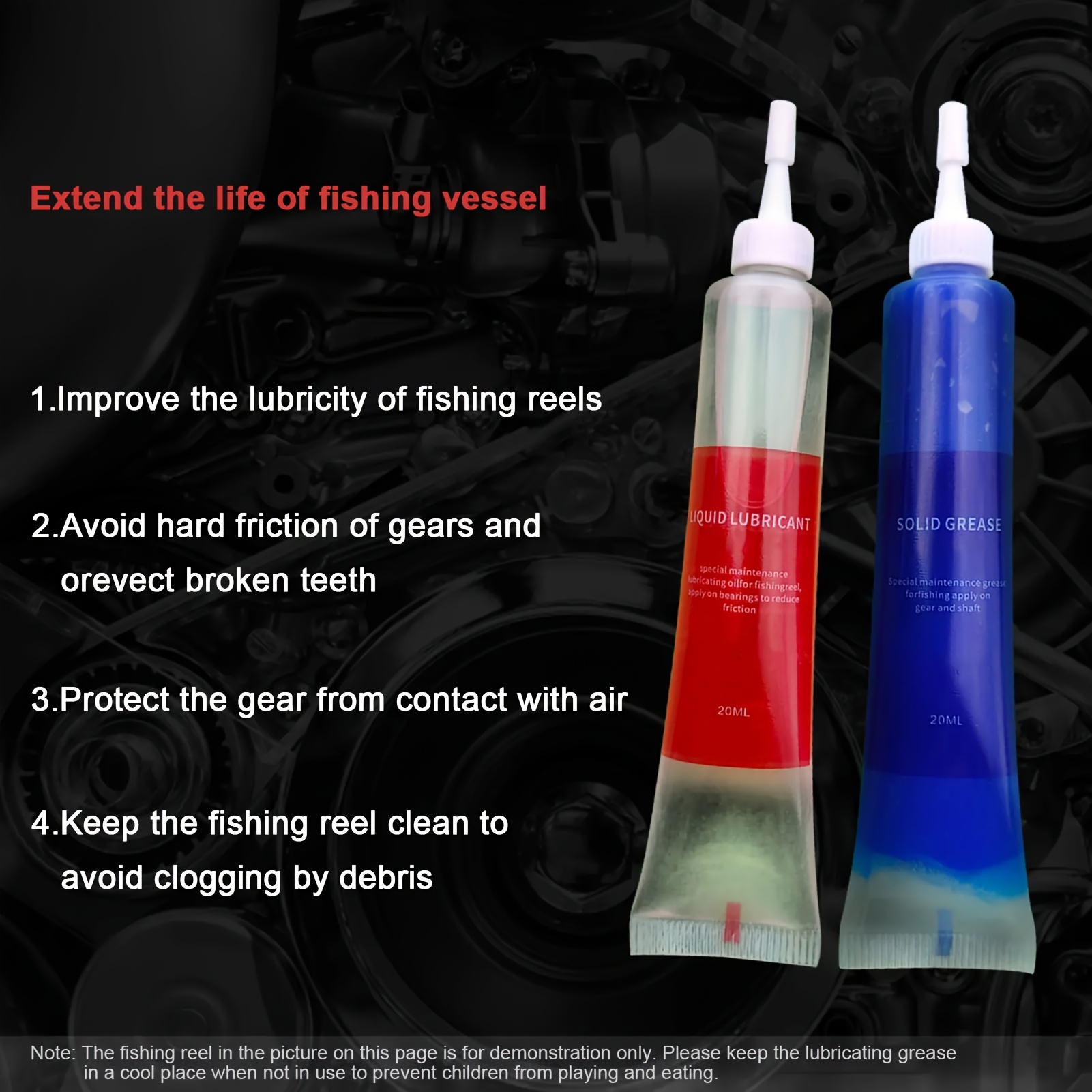 4pcs Fishing Wheel Maintenance - Reel Grease recension och pris