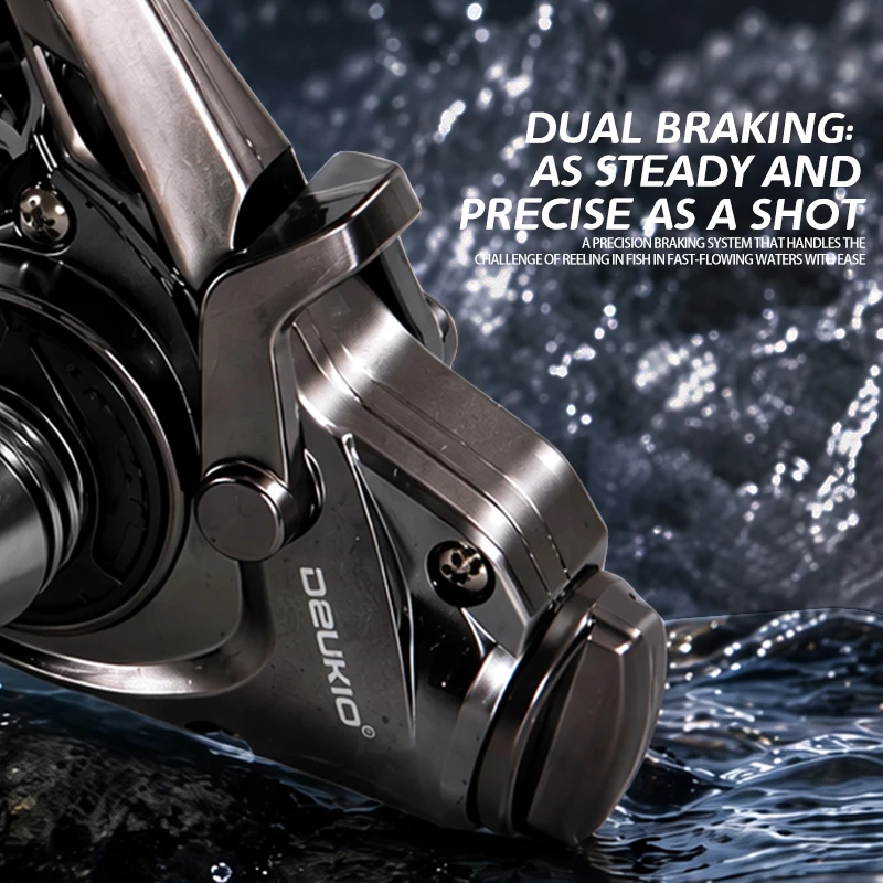DEUKIO Mini Double Brake Desig - Trolling Reel recension och pris
